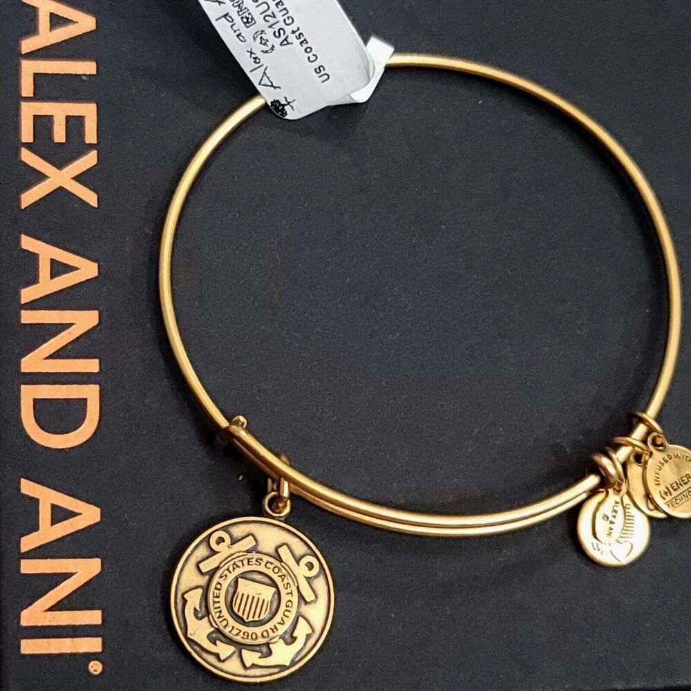 Alex and Ani US Coast Guard Charm Bracelet